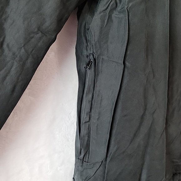 VTG Fuda Sport Fleece Lined Silk Windbreaker Coat Men's Size Medium Reversible - Picture 13 of 16